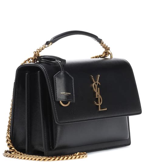 442906 ysl|Saint Laurent Medium Sunset Shoulder Bag 'Black' .